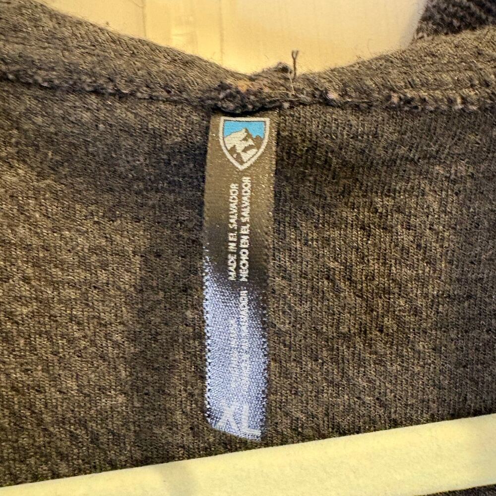 KÜHL Women's Isla Long Hooded Sweater Jacket Dark Gray Size XL Extra Large - Picture 4 of 6